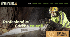 Desktop Screenshot of drevorubec.cz